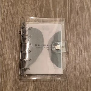Clear Pocket Size Ring Planner
